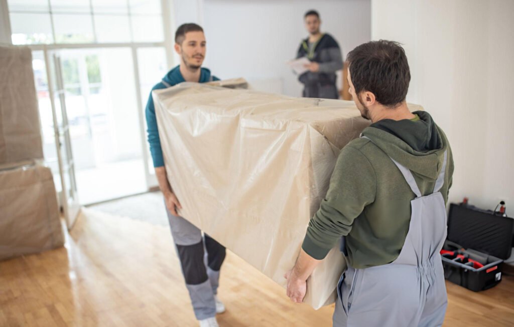 handyman team helping in organizing home