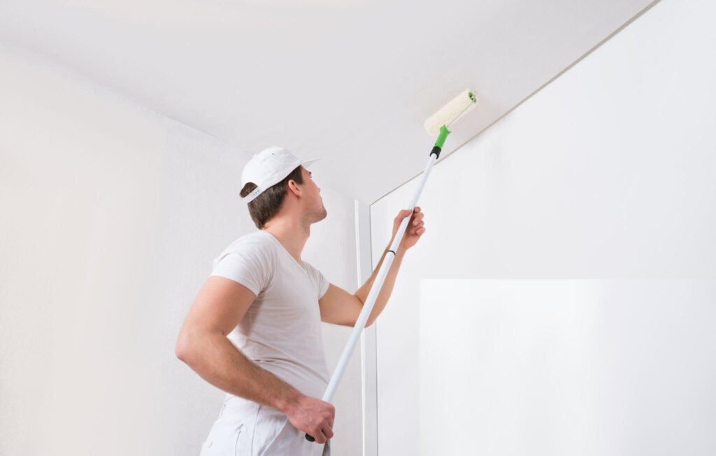 painter doing his job